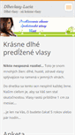 Mobile Screenshot of dlhevlasy-lucia.webnode.sk
