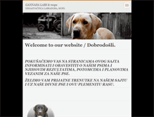 Tablet Screenshot of labrador-kennel.webnode.com