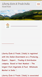 Mobile Screenshot of libertyexim.webnode.com