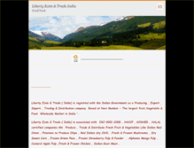 Tablet Screenshot of libertyexim.webnode.com