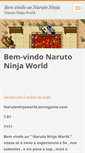 Mobile Screenshot of narutoninja-world.webnode.com.br