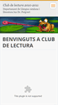 Mobile Screenshot of clubdelecturapuigvert1011.webnode.es