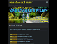 Tablet Screenshot of krestanske-filmy.webnode.sk