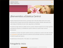 Tablet Screenshot of esteticacentro.webnode.com.ar
