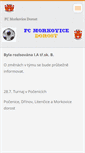 Mobile Screenshot of fcmorkovice-dorost.webnode.cz