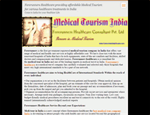 Tablet Screenshot of medicaltourismindia.webnode.com