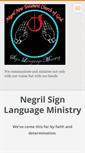 Mobile Screenshot of negrilsignlanguageministry.webnode.com
