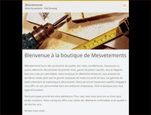 Tablet Screenshot of mesvetements.webnode.fr