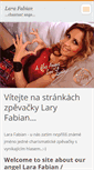 Mobile Screenshot of lara-fabian.webnode.cz