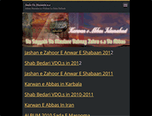 Tablet Screenshot of karwan-e-abbas.webnode.com