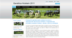Desktop Screenshot of geneticaholstein2011.webnode.es