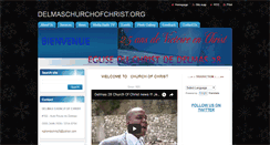 Desktop Screenshot of delmaschurchofchristht.webnode.com