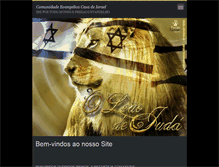 Tablet Screenshot of comunidadeisrael.webnode.com.br