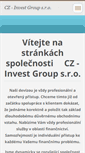 Mobile Screenshot of cz-invest.webnode.cz