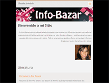 Tablet Screenshot of claudiaarboleda.webnode.com