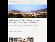 Tablet Screenshot of flowergardenalanya.webnode.com