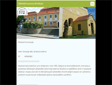 Tablet Screenshot of muzeum-straznice.webnode.cz