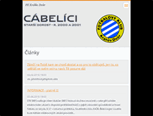 Tablet Screenshot of cabelici2000.webnode.cz