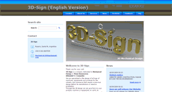 Desktop Screenshot of 3dsign-english.webnode.com