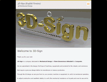 Tablet Screenshot of 3dsign-english.webnode.com