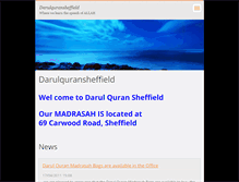 Tablet Screenshot of darulquransheffield.webnode.com