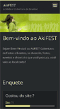 Mobile Screenshot of akifest.webnode.com.br