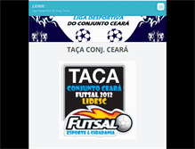 Tablet Screenshot of lidescfutsal.webnode.pt