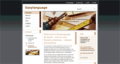 Desktop Screenshot of easylanguage.webnode.com