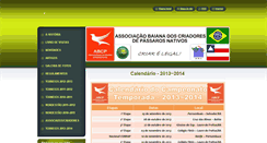 Desktop Screenshot of abcpbahia.webnode.com.br