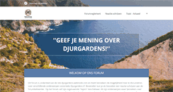 Desktop Screenshot of djurgardensforum.webnode.nl