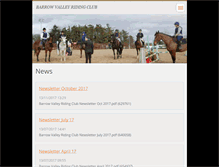Tablet Screenshot of barrowvalleyridingclub.webnode.com