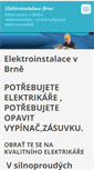 Mobile Screenshot of elektroinstalac.webnode.cz