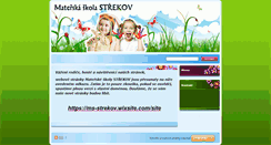 Desktop Screenshot of ms-strekov.webnode.cz