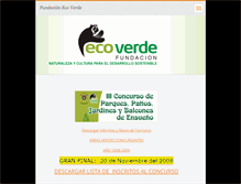 Tablet Screenshot of ecoverdeperu.webnode.com