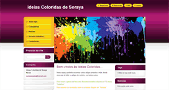 Desktop Screenshot of ideiascoloridasdasoraya.webnode.pt