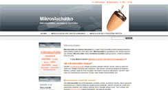 Desktop Screenshot of mikrosluchatka.webnode.cz