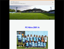 Tablet Screenshot of fcnitra2001a.webnode.sk
