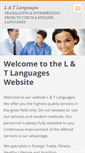 Mobile Screenshot of l-tlanguages.webnode.cz