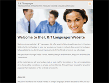 Tablet Screenshot of l-tlanguages.webnode.cz