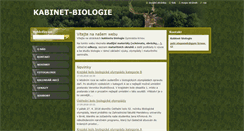 Desktop Screenshot of kabinet-biologie.webnode.cz