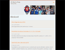 Tablet Screenshot of fcjiloveuprahy.webnode.cz