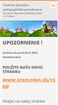 Mobile Screenshot of csppzv.webnode.sk