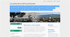 Desktop Screenshot of laciudaddelaeternaprimavera.webnode.es