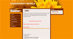 Desktop Screenshot of ceskesperky-nevrla.webnode.cz