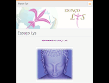 Tablet Screenshot of espaco-lys.webnode.com