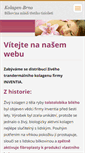 Mobile Screenshot of kolagen-brno.webnode.cz