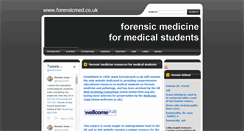 Desktop Screenshot of forensicmed.webnode.com