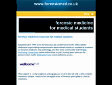 Tablet Screenshot of forensicmed.webnode.com