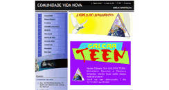 Desktop Screenshot of comunidadevidanova.webnode.com.br