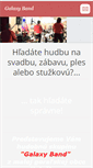 Mobile Screenshot of galaxy-band.webnode.sk